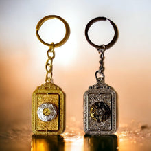 Charger l&#39;image dans la galerie, Boutique TIBET | Petit Nalanda BRACELET 1 Gold &amp; 1 Silver 2 Porte-clés Amulettes Om Mani +🎁