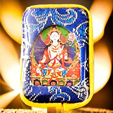 Boutique TIBET | Petit Nalanda BRACELET Tara Blanche | Bouddha de Longue Vie Amulettes Protection +🎁