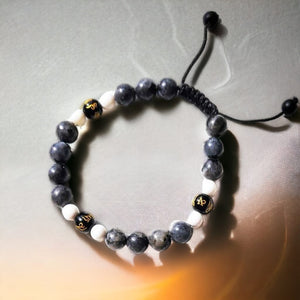 Boutique TIBET | Petit Nalanda BRACELET Bracelet Larvikite +🎁