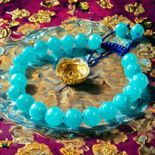 Charger l&#39;image dans la galerie, Boutique TIBET | Petit Nalanda BRACELET Amazonite Bleue Ciel Afghan | Ajustable Bracelets Collection Himalaya +🎁