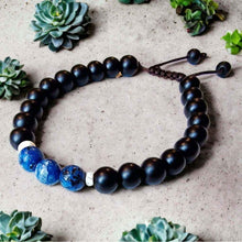 Charger l&#39;image dans la galerie, Boutique TIBET | Petit Nalanda BRACELET Sodalites Bleues Bracelets Collection Onyx +🎁