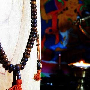 Boutique TIBET | Petit Nalanda COLLIER Mala Bouddhiste Traditionnel +🎁