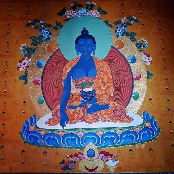 Statue Bouddha Menla de Médecine