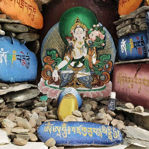 Boutique TIBET | Petit Nalanda STATUE Statues Tara Blanche de Longue Vie