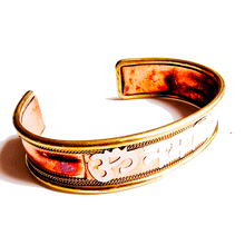 Charger l&#39;image dans la galerie, Bracelet Cuivre et Mantra