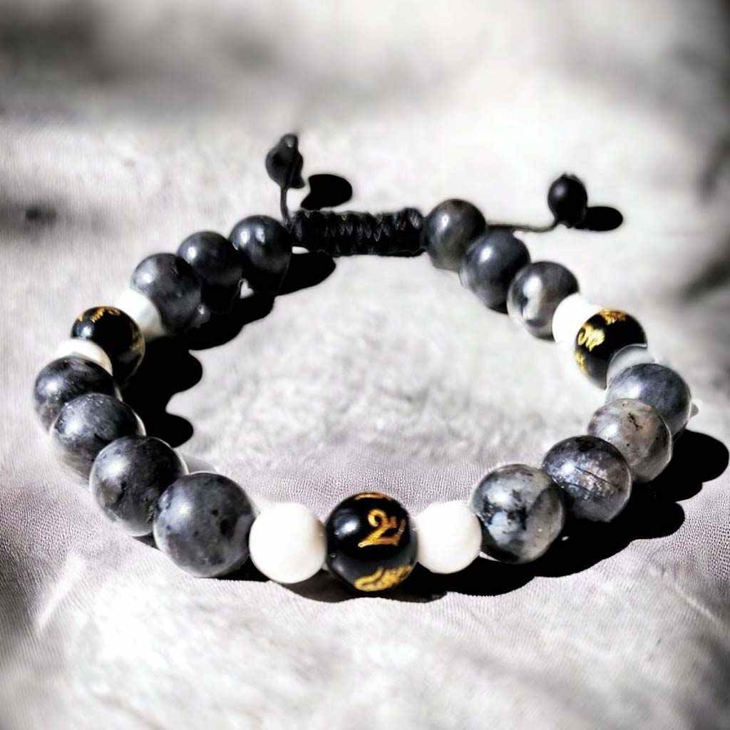 Boutique TIBET | Petit Nalanda BRACELET Bracelet Larvikite +🎁