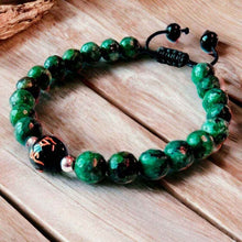 Charger l&#39;image dans la galerie, Boutique TIBET | Petit Nalanda BRACELET Bracelet Malachite Mantra +🎁