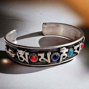 Boutique TIBET | Petit Nalanda BRACELET Bracelet Mani Argent +🎁