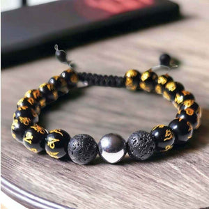 Boutique TIBET | Petit Nalanda BRACELET Bracelet Mani Onyx +🎁