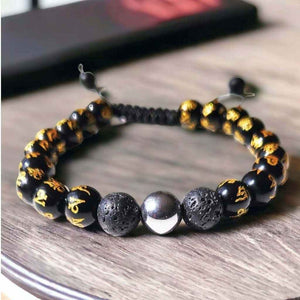 Boutique TIBET | Petit Nalanda BRACELET Bracelet Mani Onyx +🎁