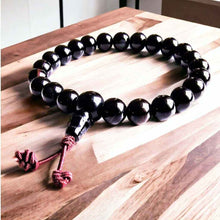 Charger l&#39;image dans la galerie, Boutique TIBET | Petit Nalanda BRACELET Onyx Noir Elastique | Femme 16-18cm Bracelet Onyx +🎁