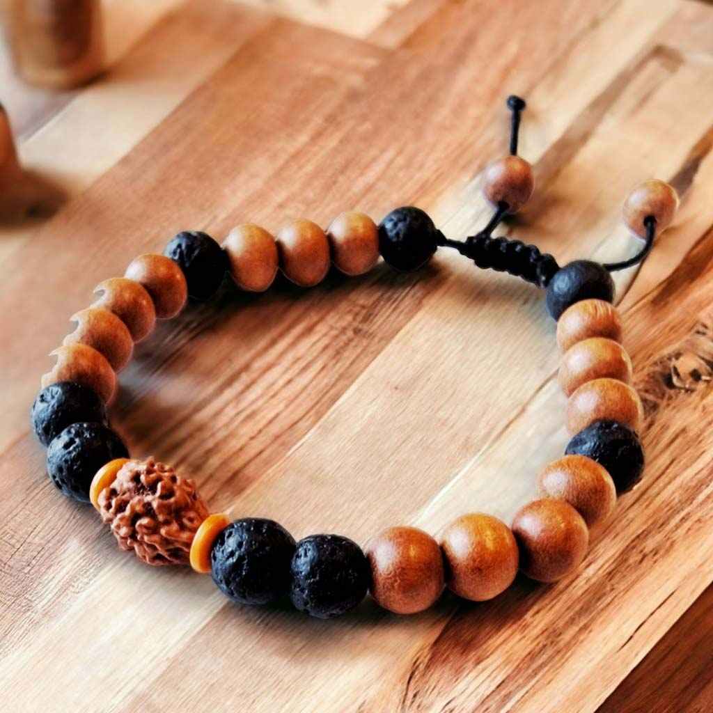 Boutique TIBET | Petit Nalanda BRACELET Bracelet Rudraksha +🎁