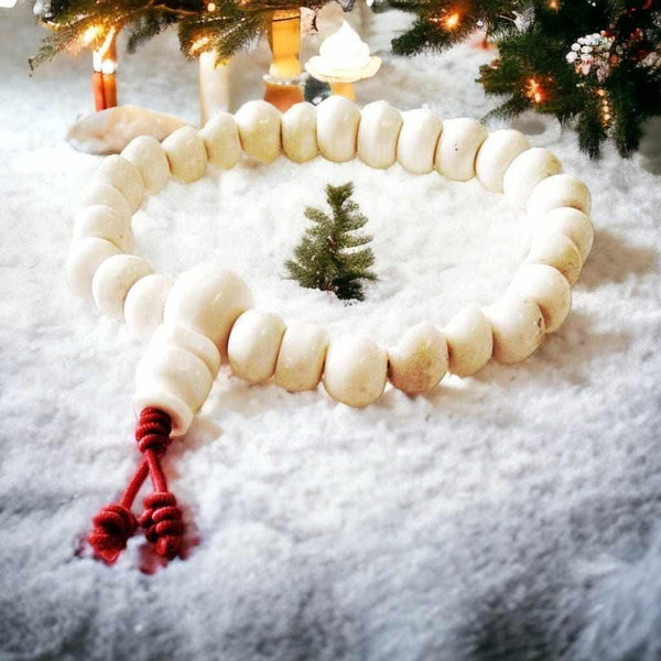 Boutique TIBET | Petit Nalanda BRACELET Blanc | Homme 17-19cm Bracelets Bouddhistes Népal +🎁