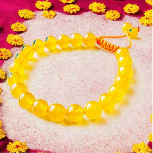 Boutique TIBET | Petit Nalanda BRACELET Onyx Jaune | Ajustable Bracelets Collection Himalaya +🎁