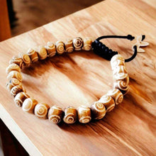 Charger l&#39;image dans la galerie, Boutique TIBET | Petit Nalanda BRACELET Naturel Clair 10mm | Ajustable Bracelets Œil de Bouddha +🎁