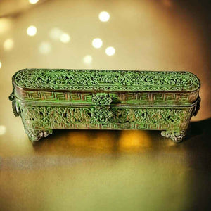 Boutique TIBET | Petit Nalanda BRULEURS Brûleur Encens Coffre Antique +🎁