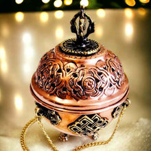 Charger l&#39;image dans la galerie, Boutique TIBET | Petit Nalanda BRULEURS Moyen 13cm Brûleur Encens Cuivre Bol d&#39;Offrandes