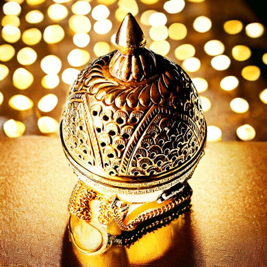 Boutique TIBET | Petit Nalanda BRULEURS Brûleur Encens Gold Bol d'Offrandes +🎁
