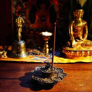 Boutique TIBET | Petit Nalanda BRULEURS Brûleurs Encens Fleur Lotus +🎁