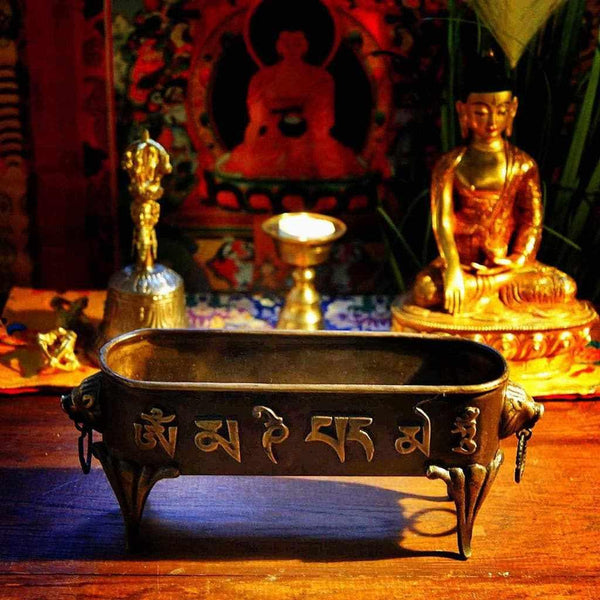 Boutique TIBET | Petit Nalanda BRULEURS Brûleurs Encens Om Mani +🎁
