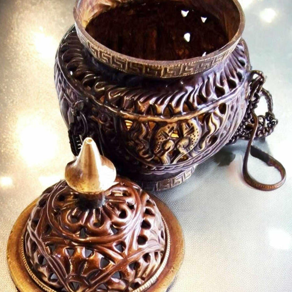 Boutique TIBET | Petit Nalanda BRULEURS Brûleurs Encens Précieux Vase +🎁