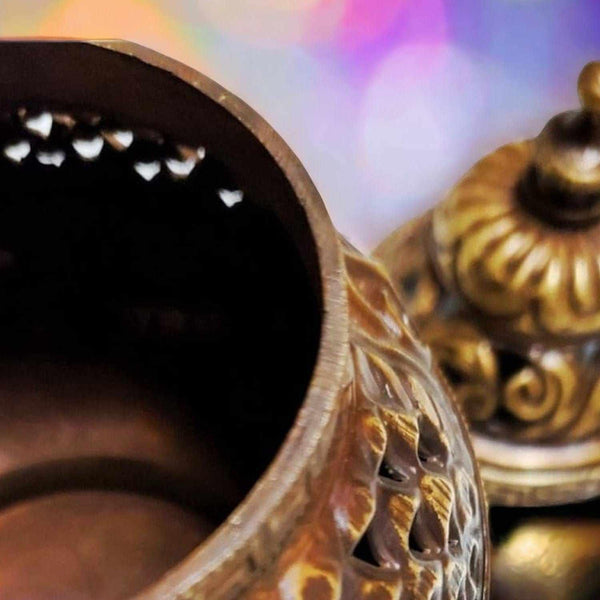 Boutique TIBET | Petit Nalanda BRULEURS Brûleurs Encens Précieux Vase +🎁