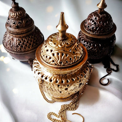 Boutique TIBET | Petit Nalanda BRULEURS Brûleurs Encens Précieux Vase +🎁