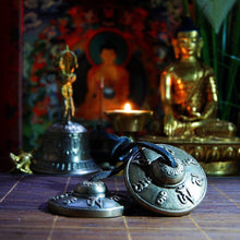 Charger l&#39;image dans la galerie, Boutique TIBET | Petit Nalanda CYMBALES Cymbales Tibétaines Mani