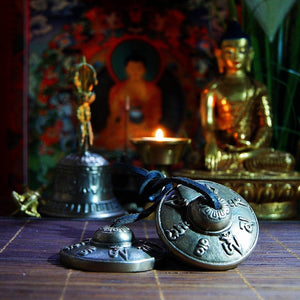 Boutique TIBET | Petit Nalanda CYMBALES Cymbales Tibétaines Mani