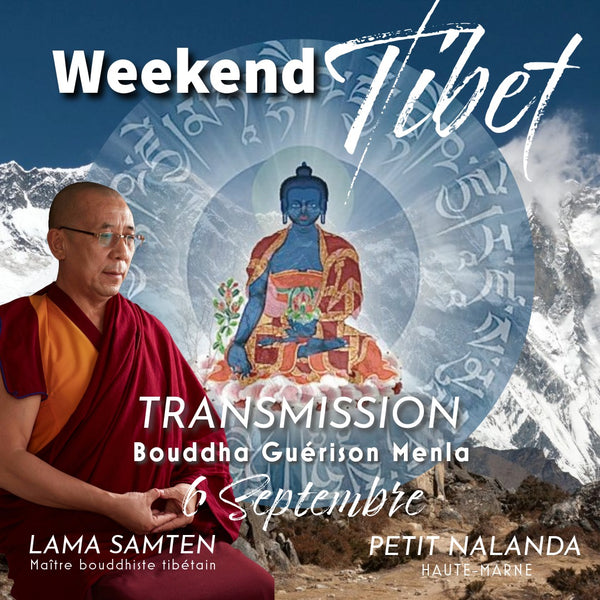 TARA Blanche 5 Sept 9h30 Zoom | Transmission de Pouvoir | WEEKEND TIBET 5-6 Sept | Lama Samten