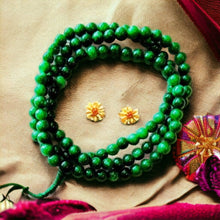 Charger l&#39;image dans la galerie, Boutique TIBET | Petit Nalanda COLLIER Mala Jade Vert +🎁