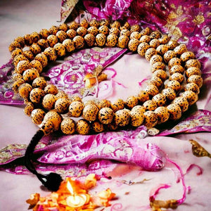 Boutique TIBET | Petit Nalanda COLLIER 9 mm Mala Lotus +🎁