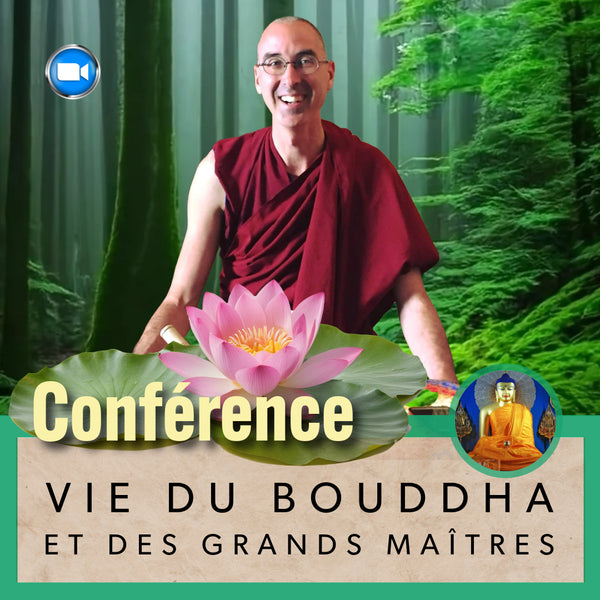 CONFERENCE 21 Sept 20h Zoom | Vie du Bouddha & des Grands Maîtres | Tenzin Gawa (Jason)
