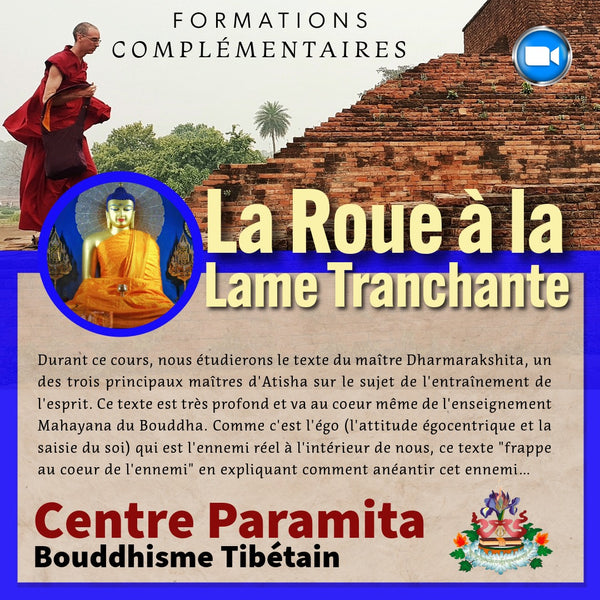 ENSEIGNEMENT Dharmarakshita 24 Mars | Zoom 10 Semaines | La Roue à la Lame Tranchante