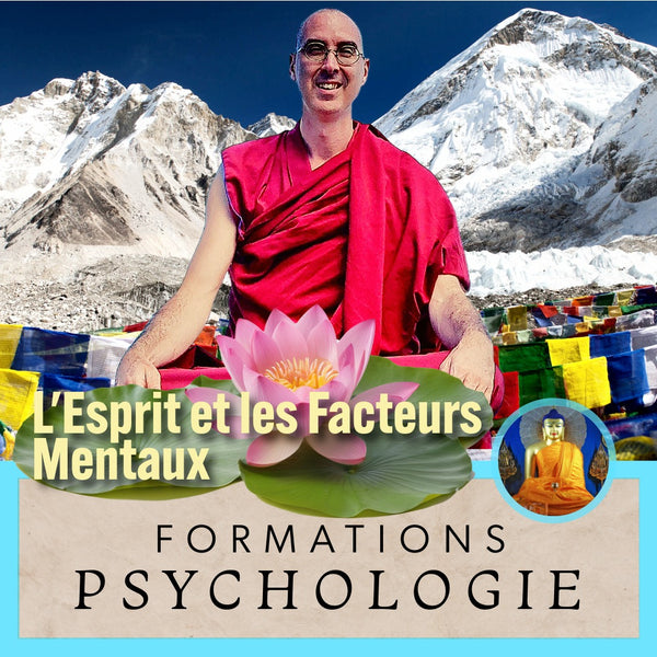 PSYCHOLOGIE BOUDDHISTE 13-15 Fév | Formation 3 jrs L'Esprit & les Facteurs Mentaux | Enseignant Tenzin Gawa (Jason) au Petit Nalanda