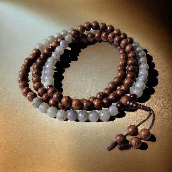 Mala Labradorites + Wenge