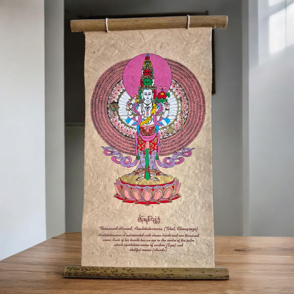 Thangkas | Bambou & Papier de Riz