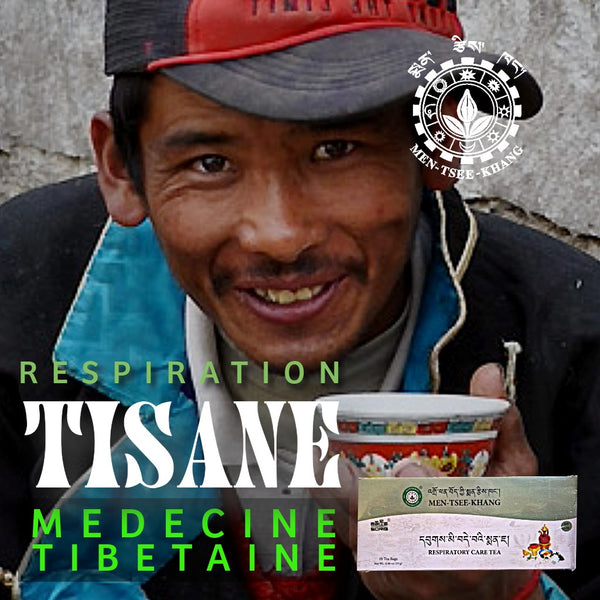 Tisane respiration médecine tibétaine Men-Tsee-Khang, thé soin respiratoire traditionnel
