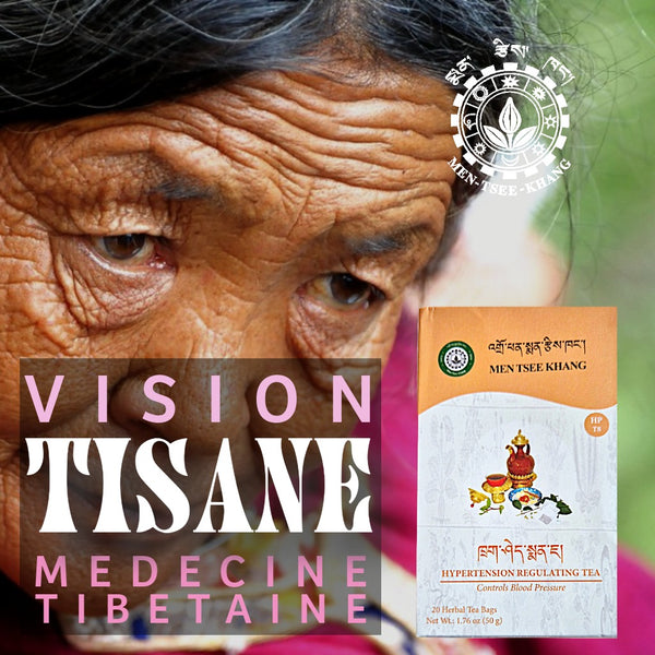 Vision Tisane Médecine Tibétaine - Thé régulateur tension artérielle Men-Tsee-Khang