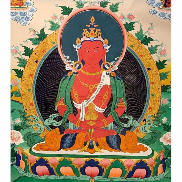 Boutique TIBET | Petit Nalanda STATUE Statue Bouddha Amitayus de Longue Vie