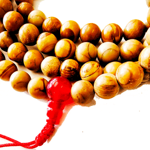 Boutique TIBET | Petit Nalanda COLLIER Mala Jaspe Jaune +🎁