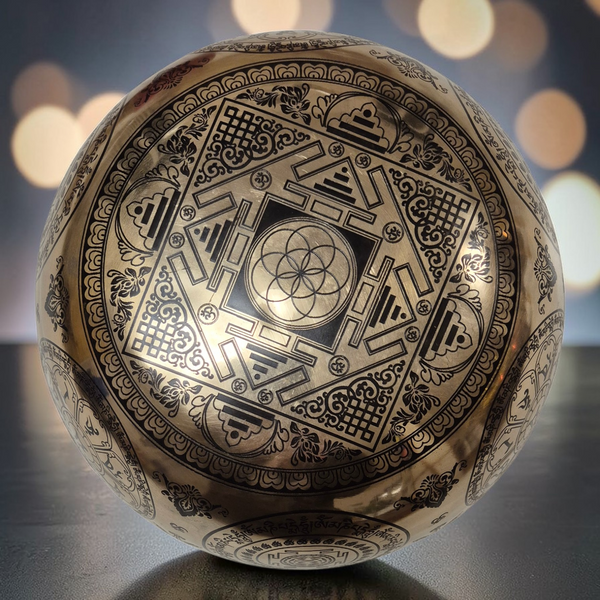 Bol Tibétain Bengali (Gravé Bouddha)