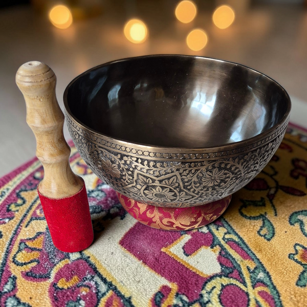 Bols Tibétains Bengali (Gravés Motifs)