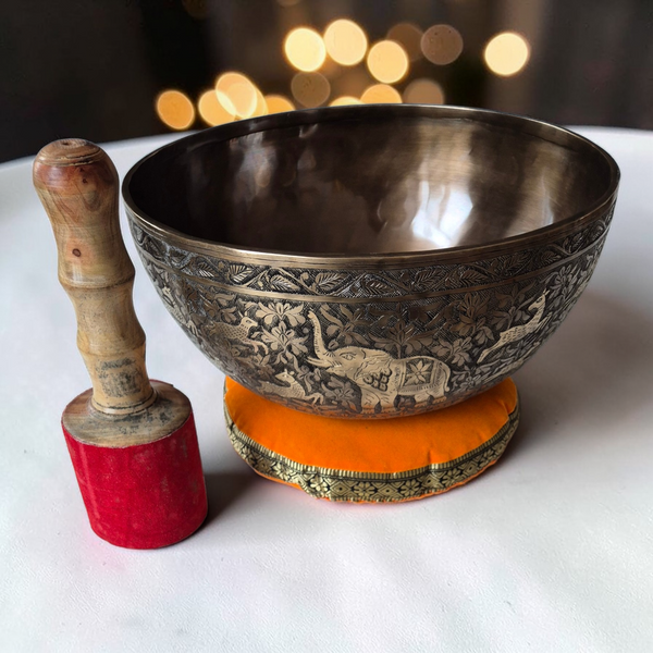 Bols Tibétains Bengali (Gravés Motifs)