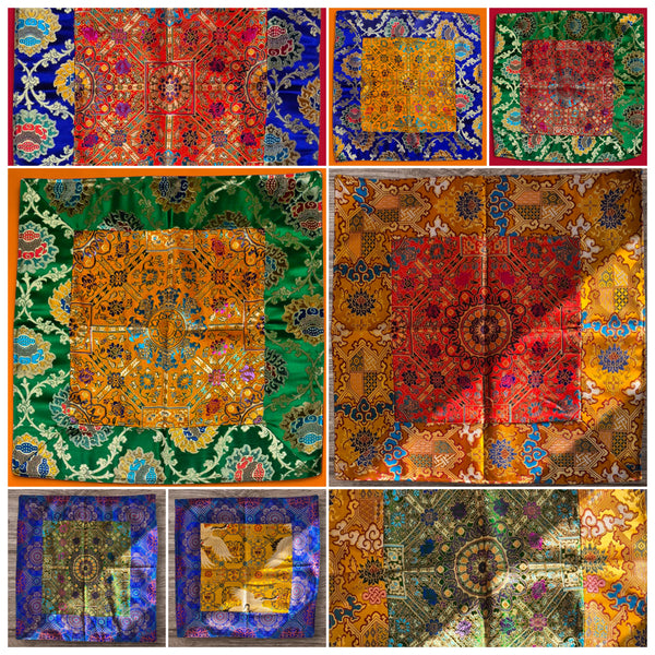 Nappes Brocart du Tibet | Autel Bouddhiste